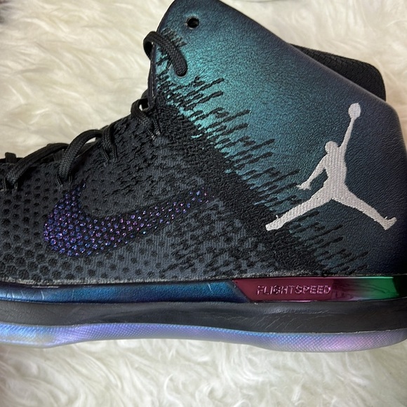Nike Men’s Air Jordan 31 'All-Star' Chameleon/Black Basketball Sneakers Size 12 - Picture 6 of 14